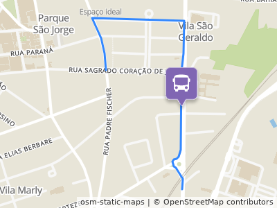 Mapa da parada