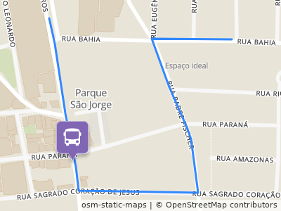 Mapa da parada