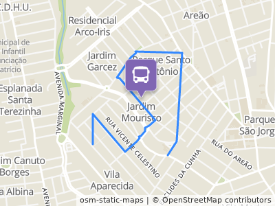 Mapa da parada