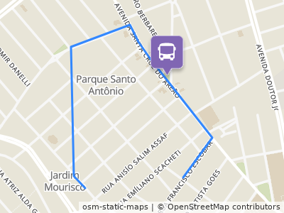 Mapa da parada
