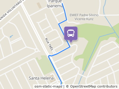 Mapa da parada
