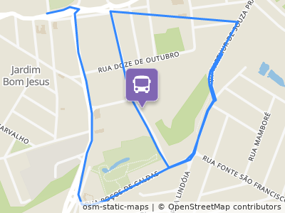 Mapa da parada