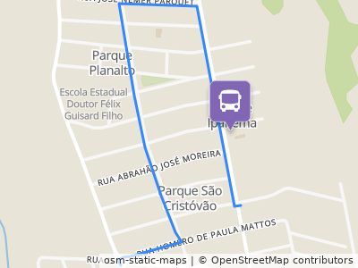 Mapa da parada