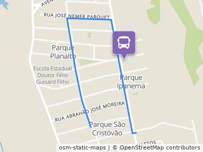 Mapa da parada