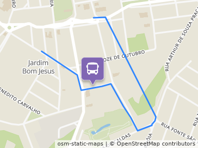 Mapa da parada