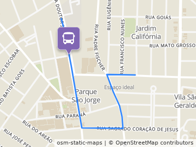 Mapa da parada