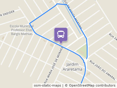 Mapa da parada