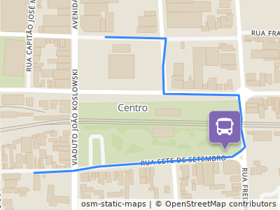 Mapa da parada