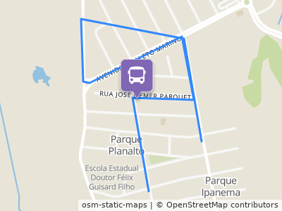 Mapa da parada