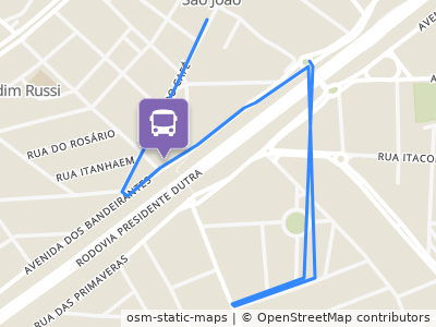 Mapa da parada