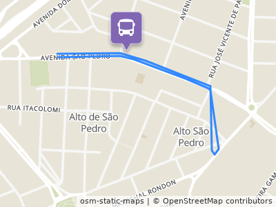 Mapa da parada
