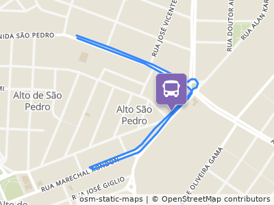Mapa da parada