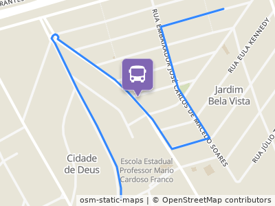 Mapa da parada