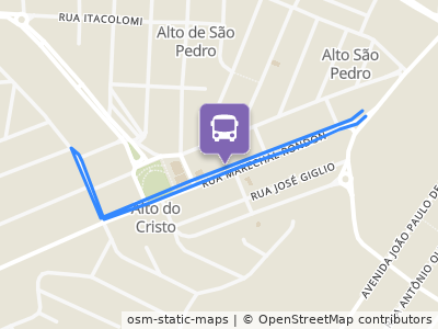 Mapa da parada