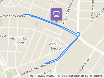 Mapa da parada