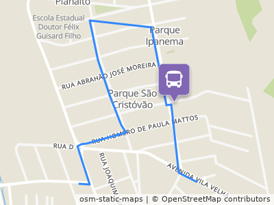 Mapa da parada
