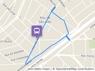 Mapa da parada