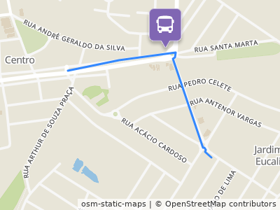 Mapa da parada