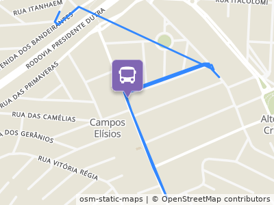 Mapa da parada