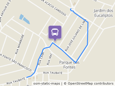 Mapa da parada