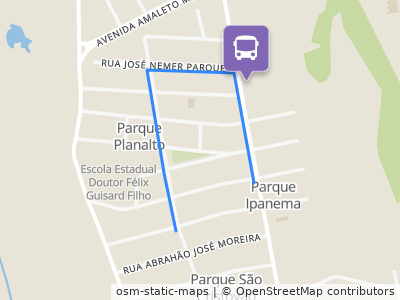 Mapa da parada