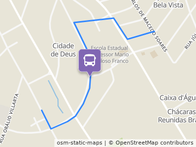 Mapa da parada