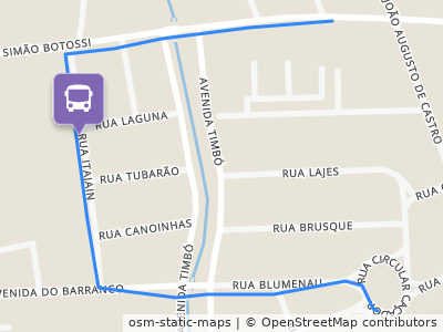 Mapa da parada