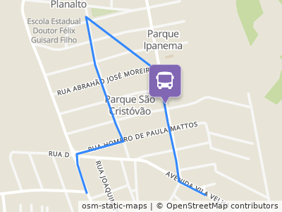 Mapa da parada