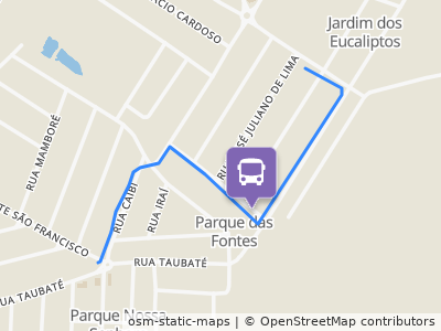 Mapa da parada