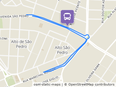 Mapa da parada