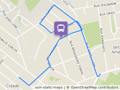 Mapa da parada