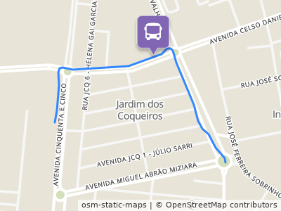 Mapa da parada