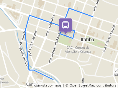 Mapa da parada