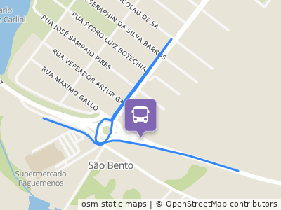 Mapa da parada