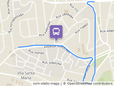 Mapa da parada