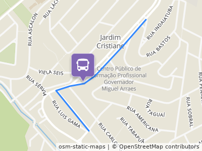 Mapa da parada