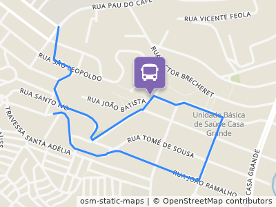 Mapa da parada