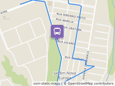 Mapa da parada