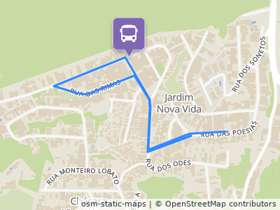 Mapa da parada