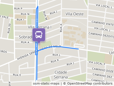 Mapa da parada