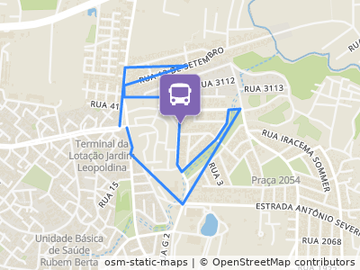 Mapa da parada