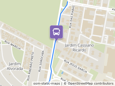 Mapa da parada