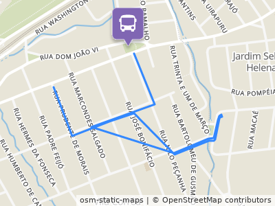 Mapa da parada