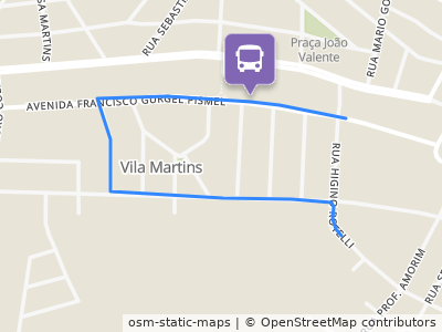 Mapa da parada