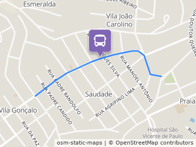 Mapa da parada