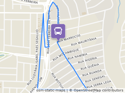 Mapa da parada