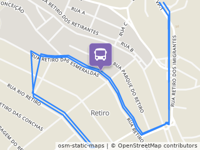 Mapa da parada
