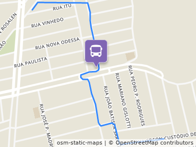 Mapa da parada