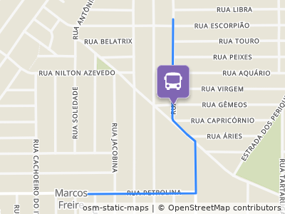 Mapa da parada
