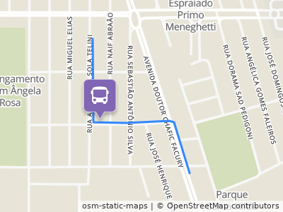 Mapa da parada